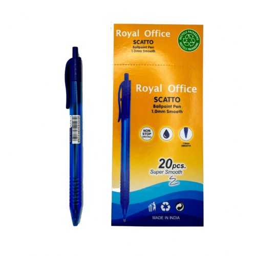 PENNE SF ROYAL OFFICE A SCATTO R20 1,0MM BLU  CF20